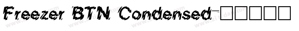 Freezer BTN Condensed字体转换